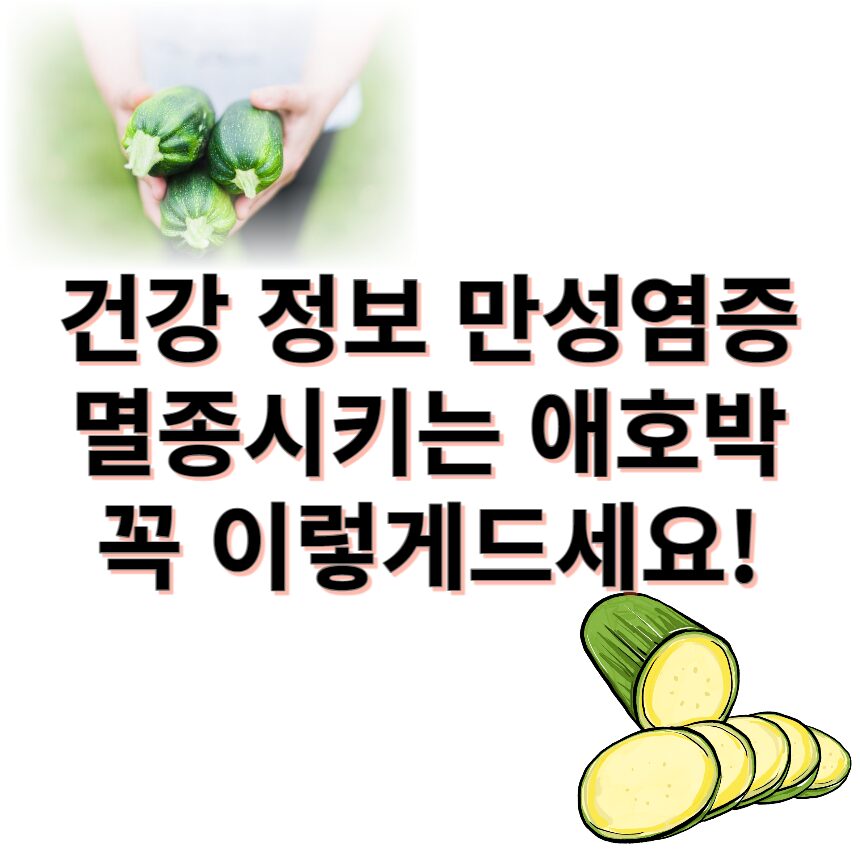 만성염증 애호박