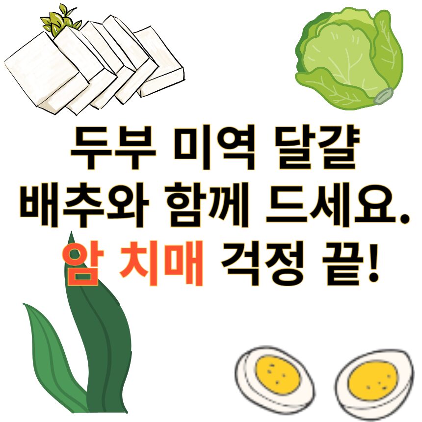 두부 미역