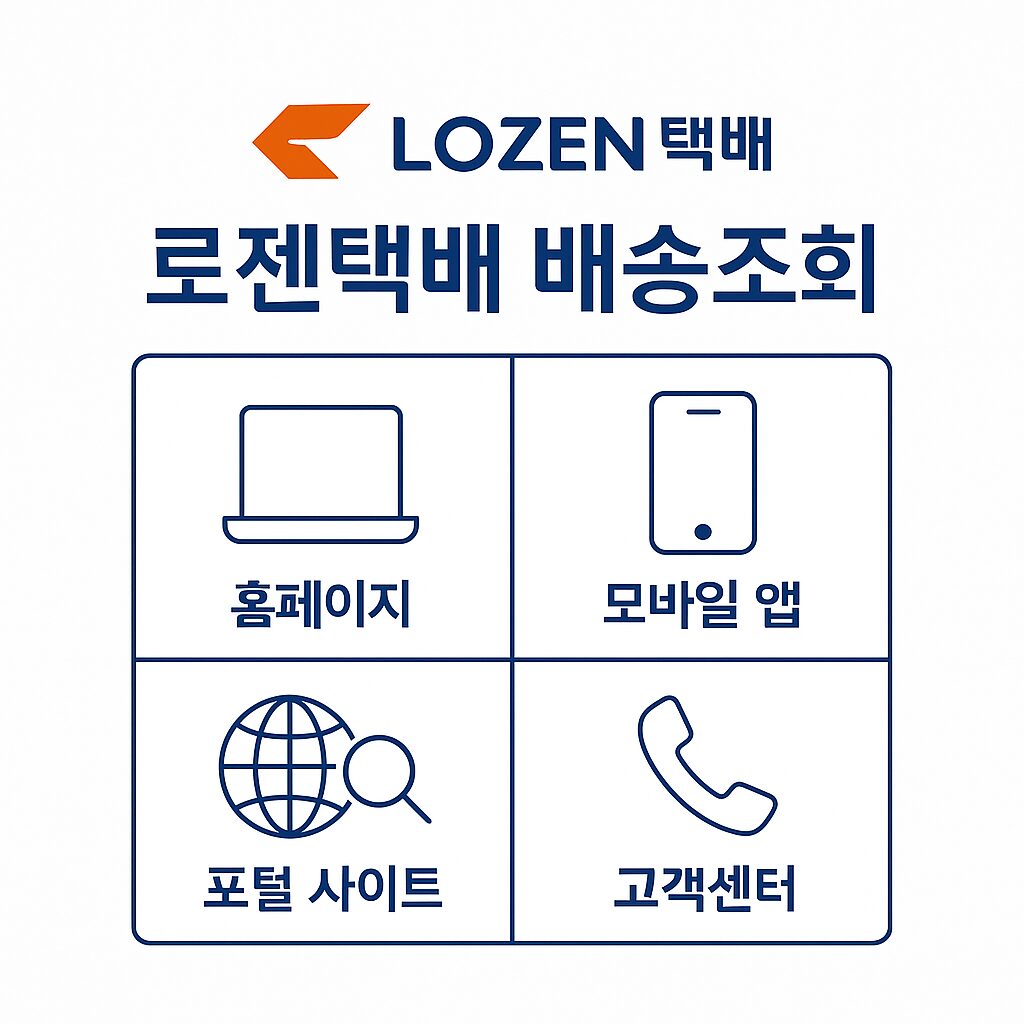 로젠택배 배송조회