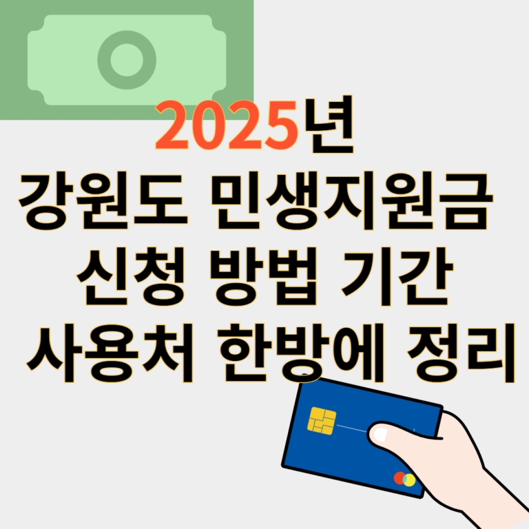 강원도 민생지원금