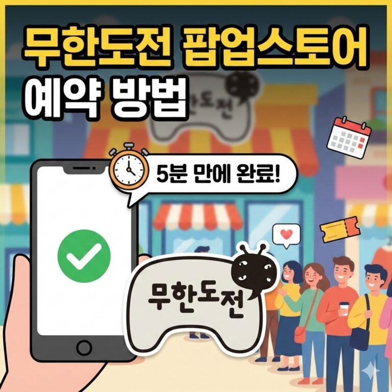 무한도전 팝업
