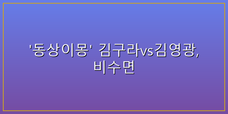 김구라 김영광