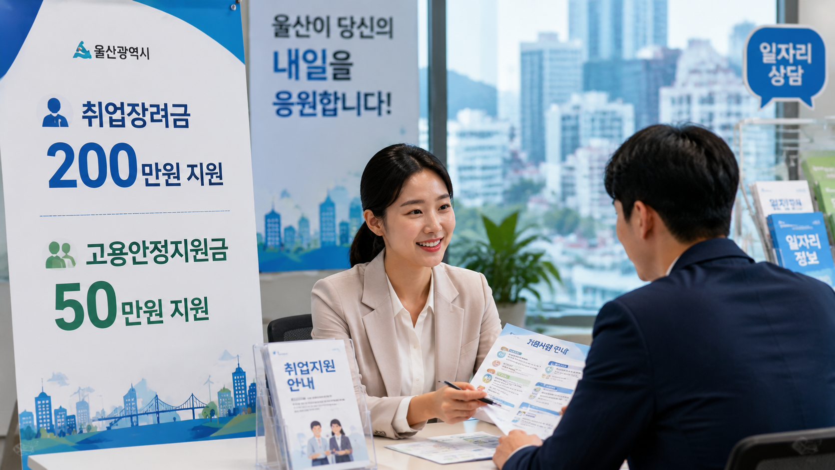울산시, 취업장려금 200만 원·고용안정지원금 50만 원 지원…대상자 누구?